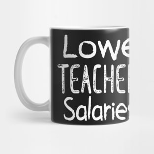 Lower Teacher Salaries Abroad Mug